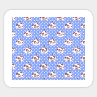 Cow Blob Polk-a-dot Pattern Sticker